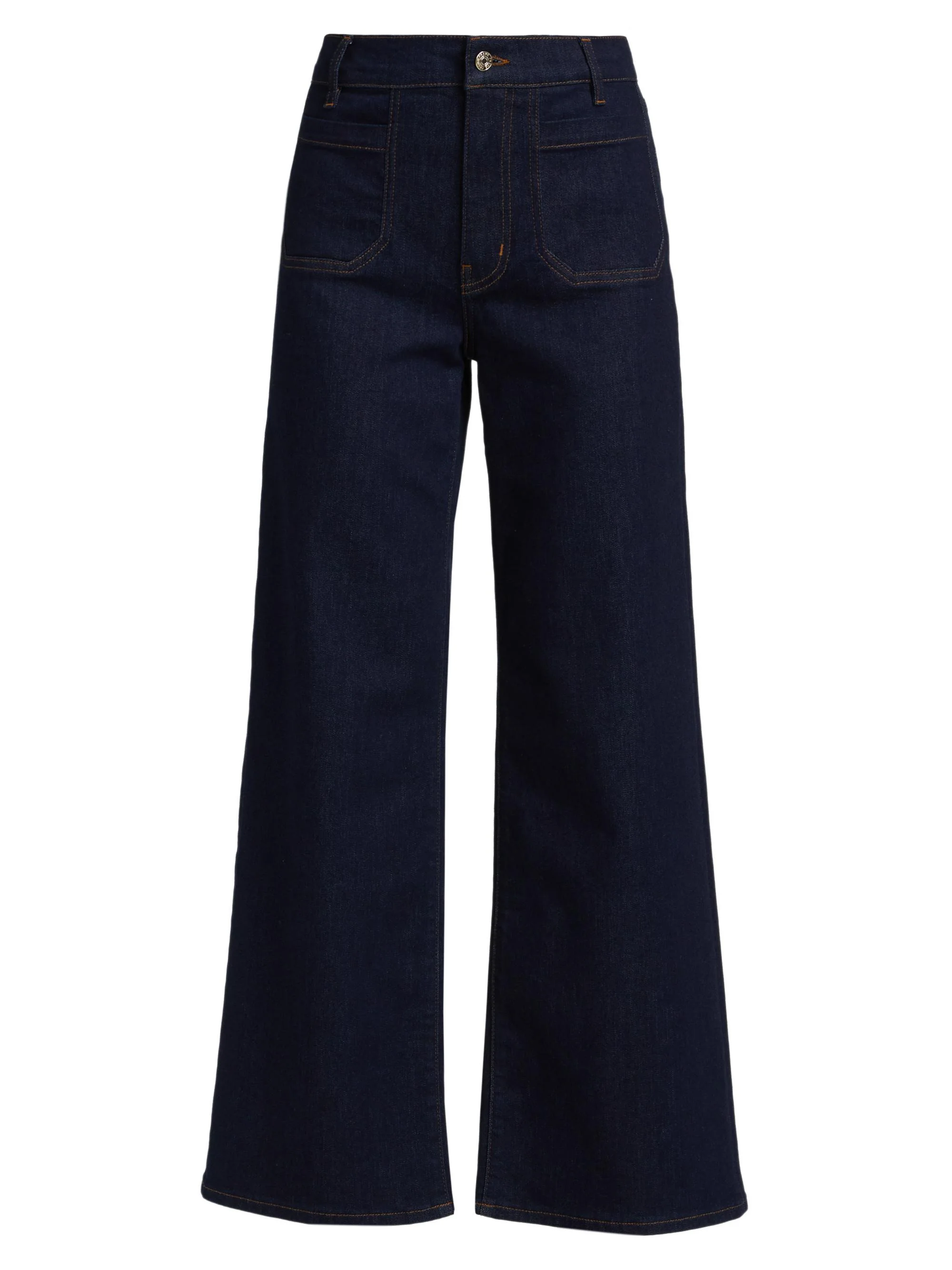Women's Le Slim Palazzo Modernist Pocket Jeans - Rinse - 1