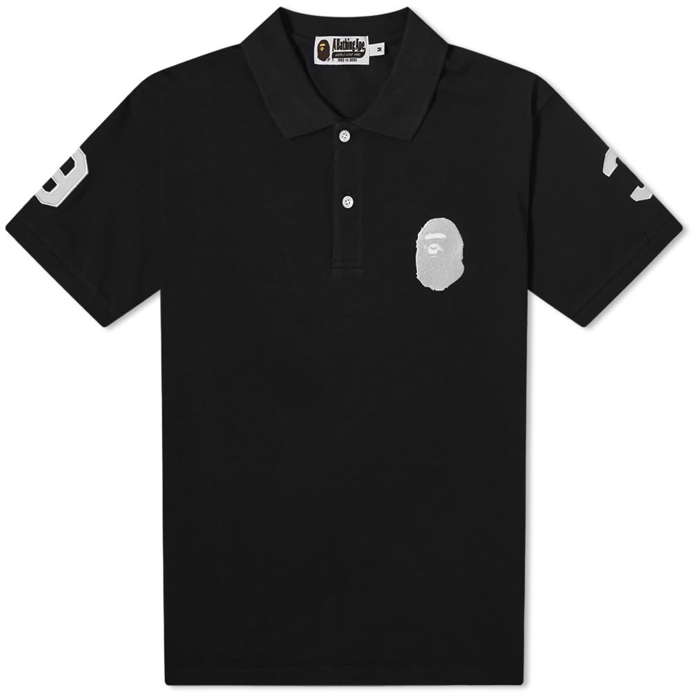 A Bathing Ape Large Ape Head Polo - 1