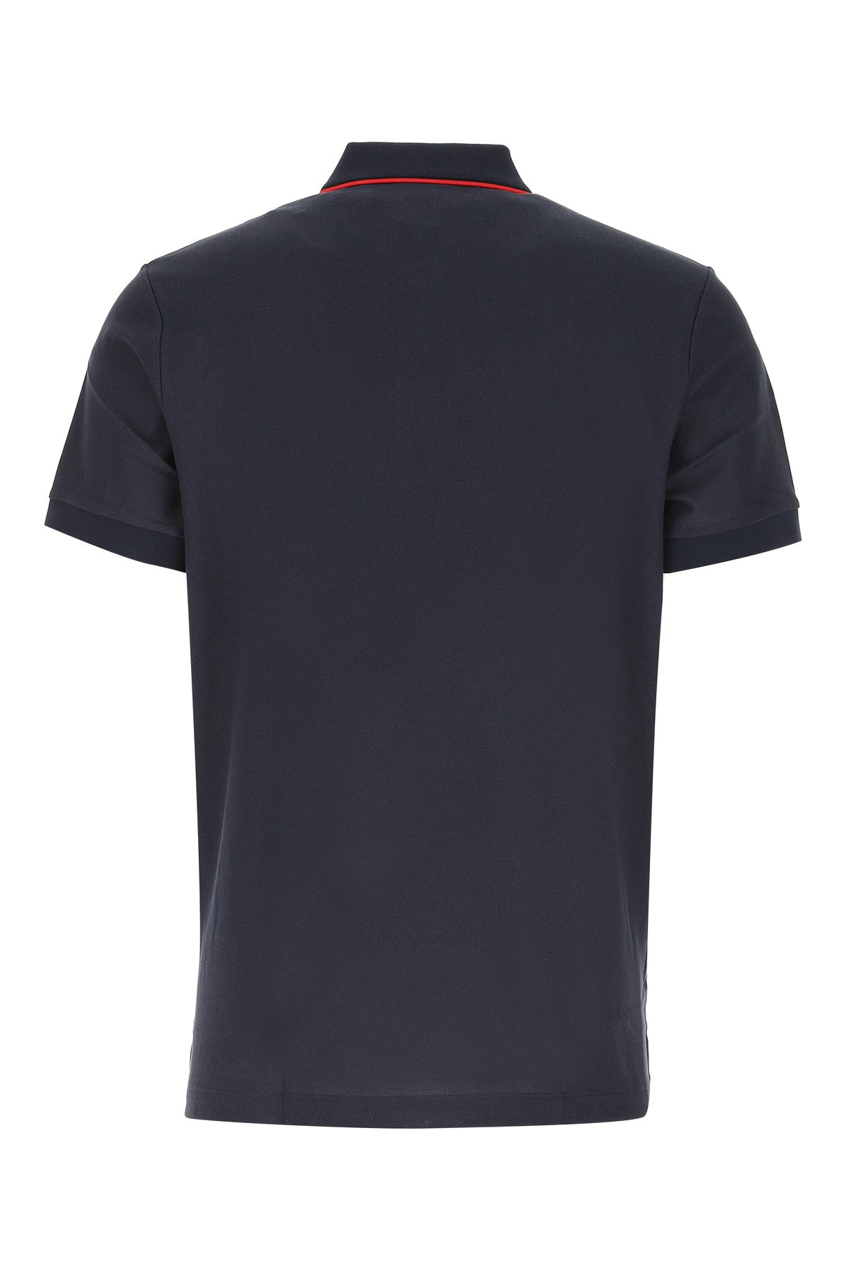 Navy blue piquet polo shirt - 2