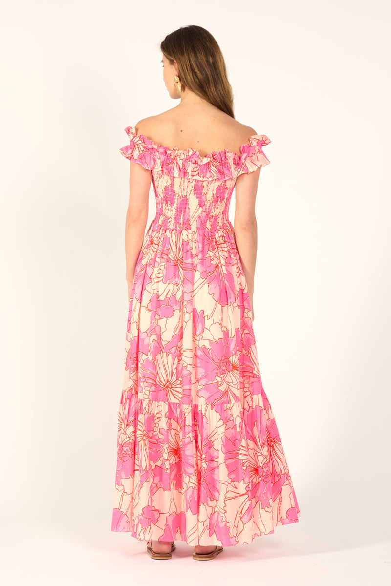 Long Dress Suzanne - Pink Petal 4