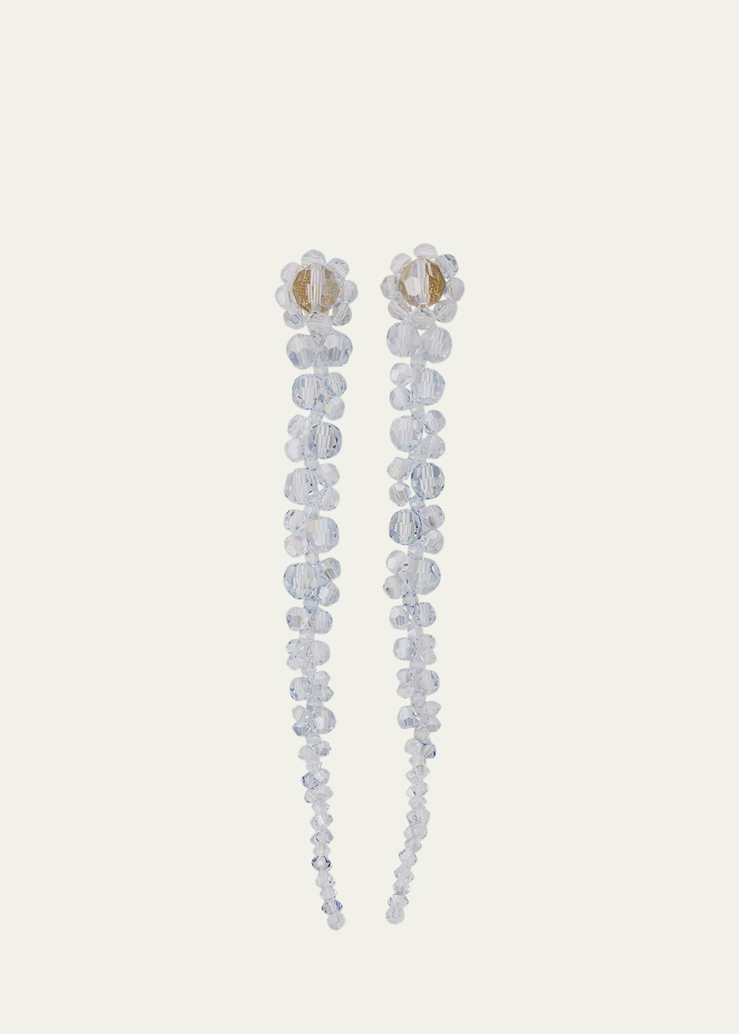 Crystal Drip Earrings - 1