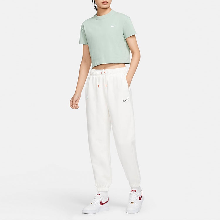 (WMNS) Nike CNY New Year's Edition Casual Pants 'White' DQ5369-133 - 3