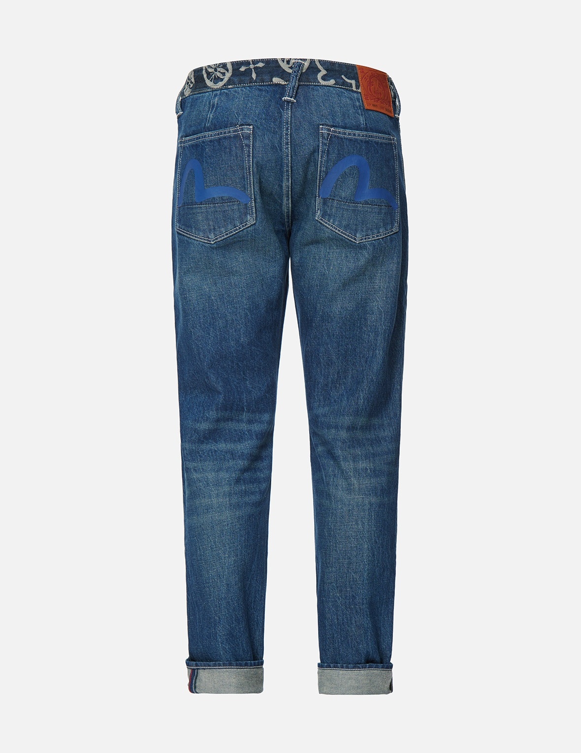 BRAND ELEMENTS JACQUARD WAISTBAND CARROT-FIT JEANS #2017 - 2