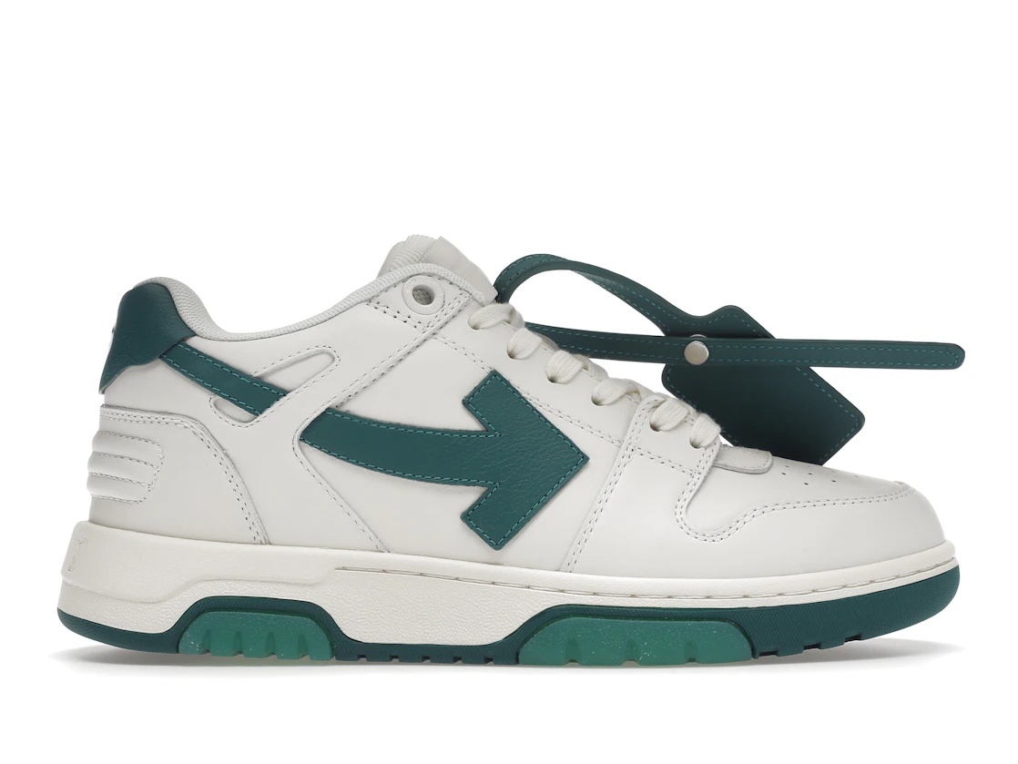 OFF-WHITE Out Of Office OOO Low Tops White Green (FW22) - 1