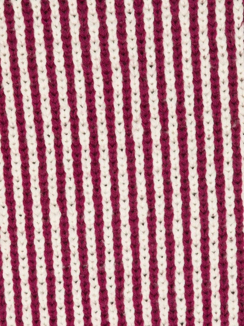 Missoni striped knitted wool scarf outlook