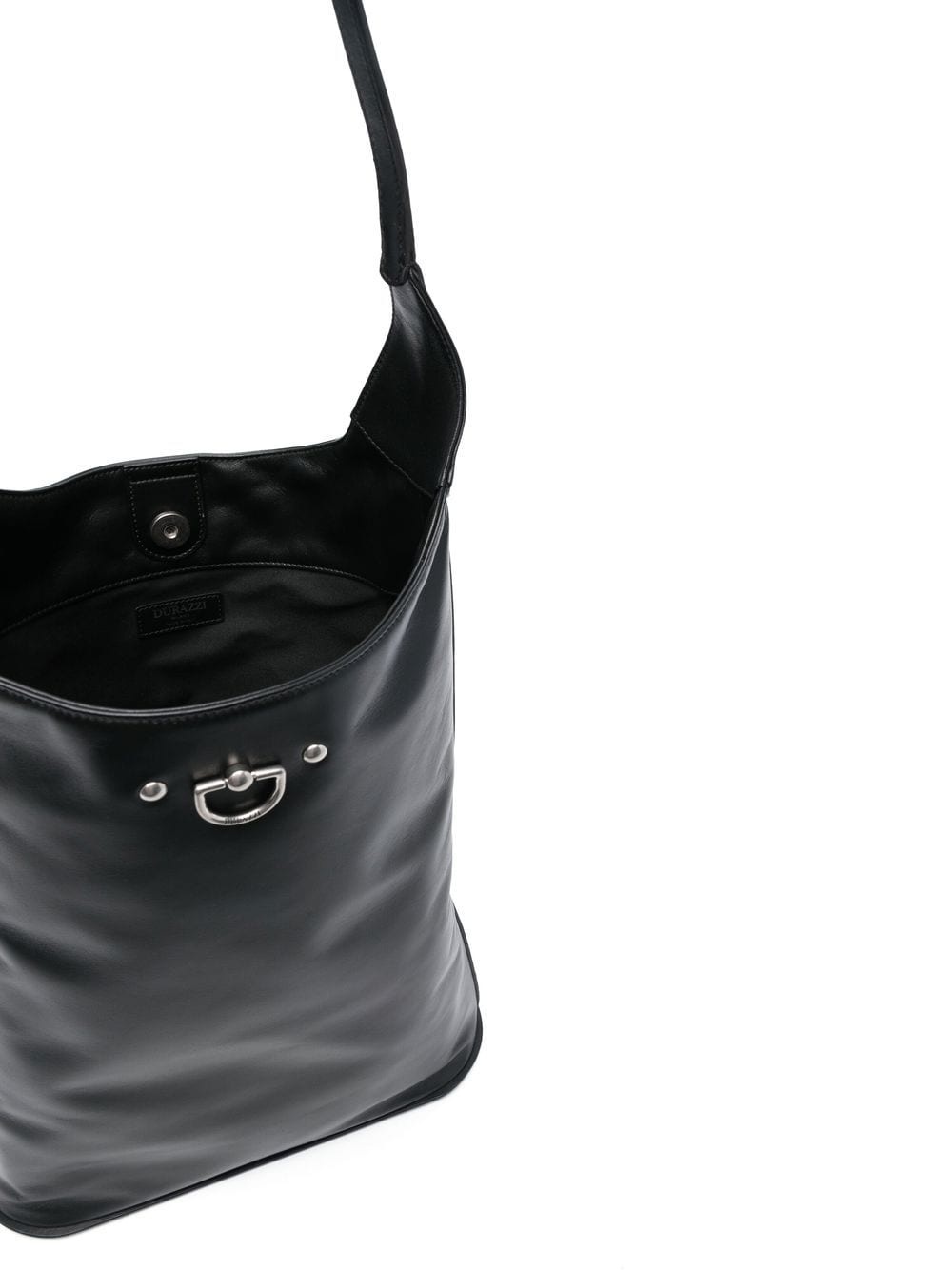 D-ring leather tote bag - 5