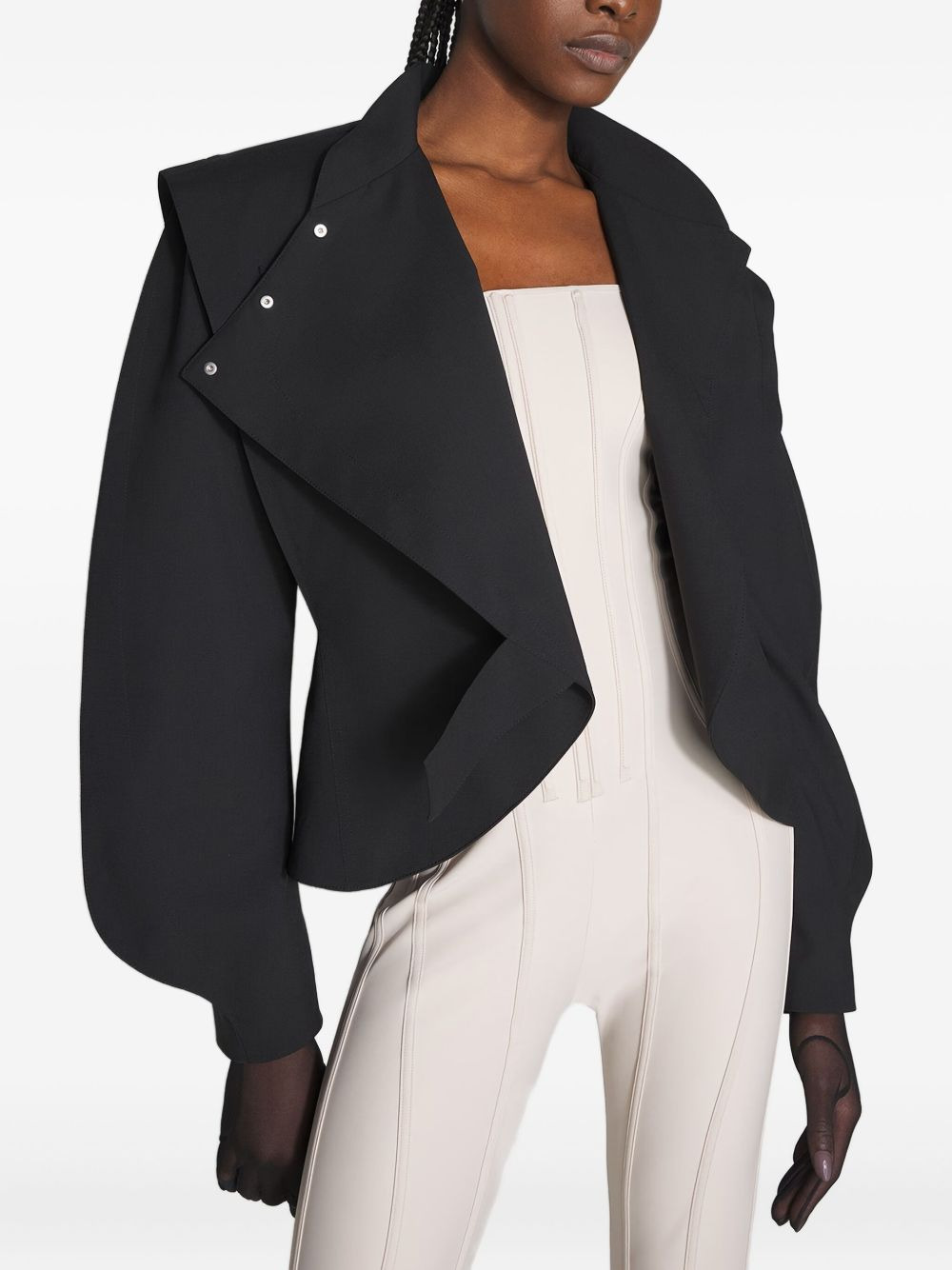 corset-detail jumpsuit - 3