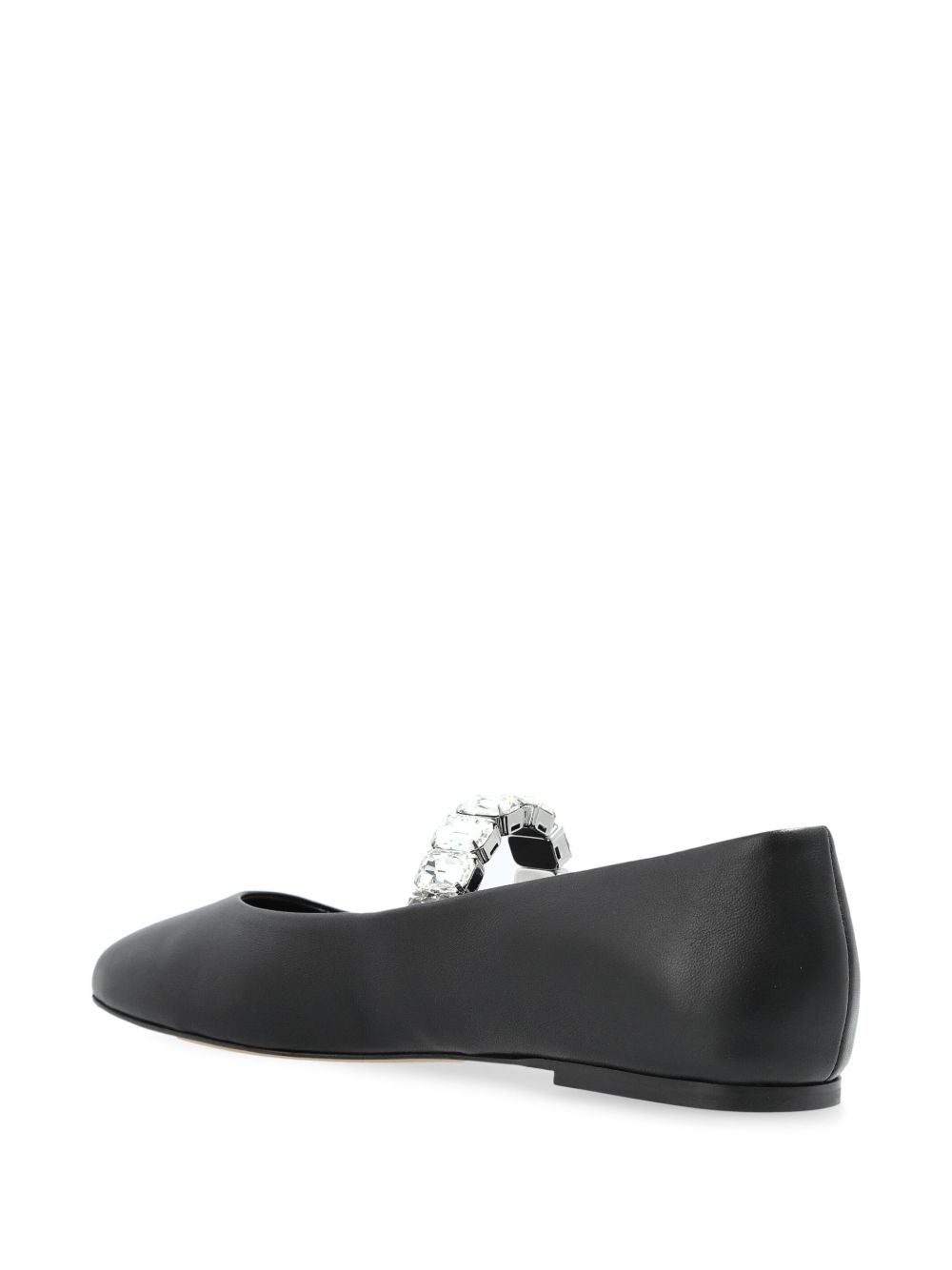 crystal-embellished ballet flats - 3
