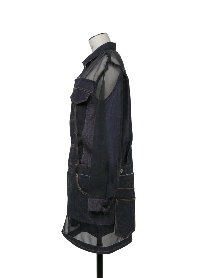 sacai Denim Mix Dress outlook