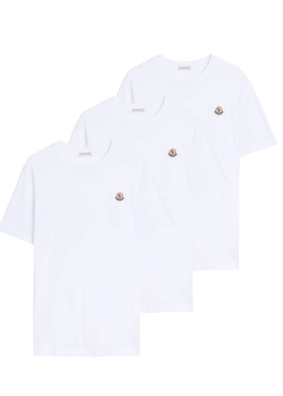 Moncler Logo Cotton T-shirt - 1