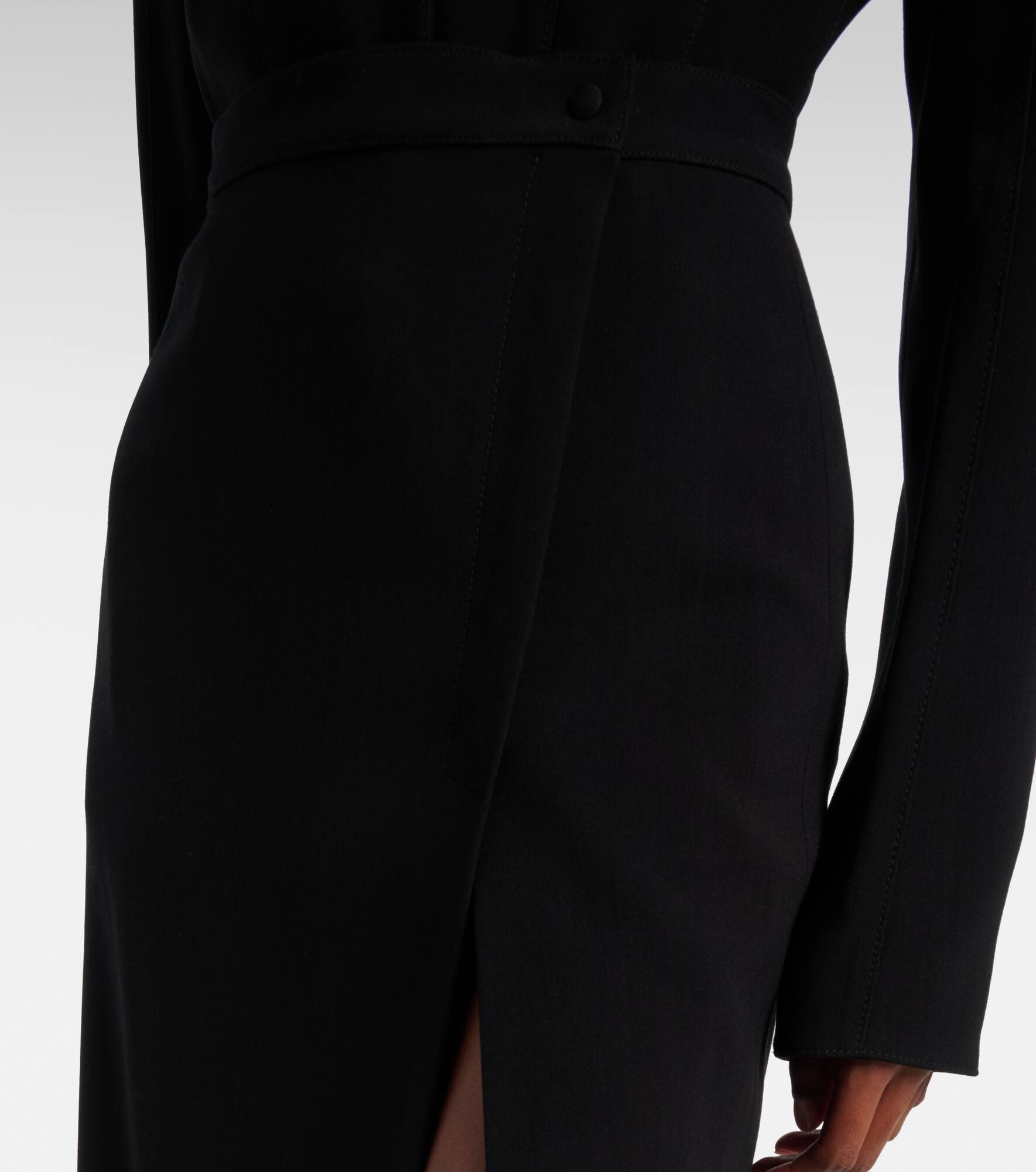 High-rise wrap skirt - 4