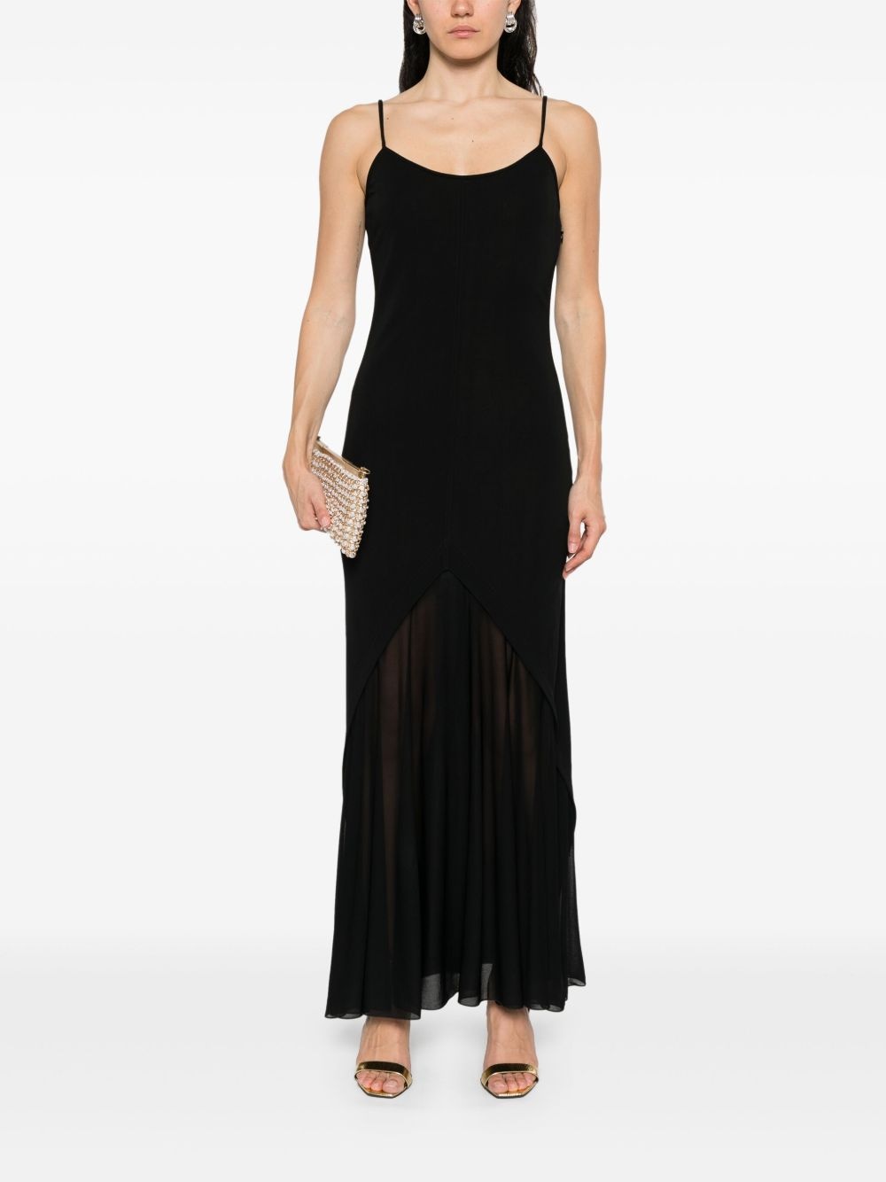 jersey midi dress - 2