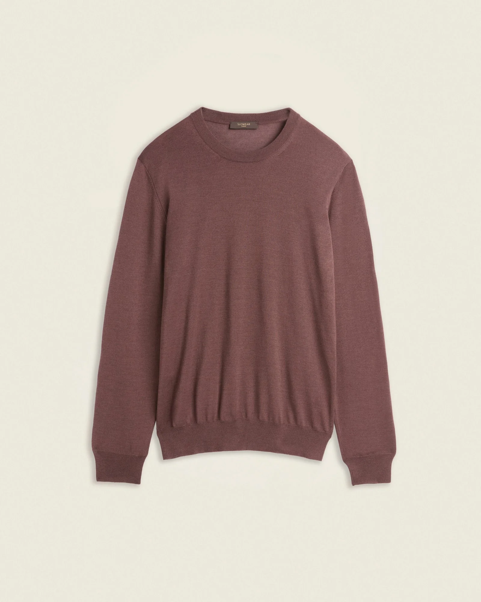 Cashmere and silk slim fit crewneck sweater - 1