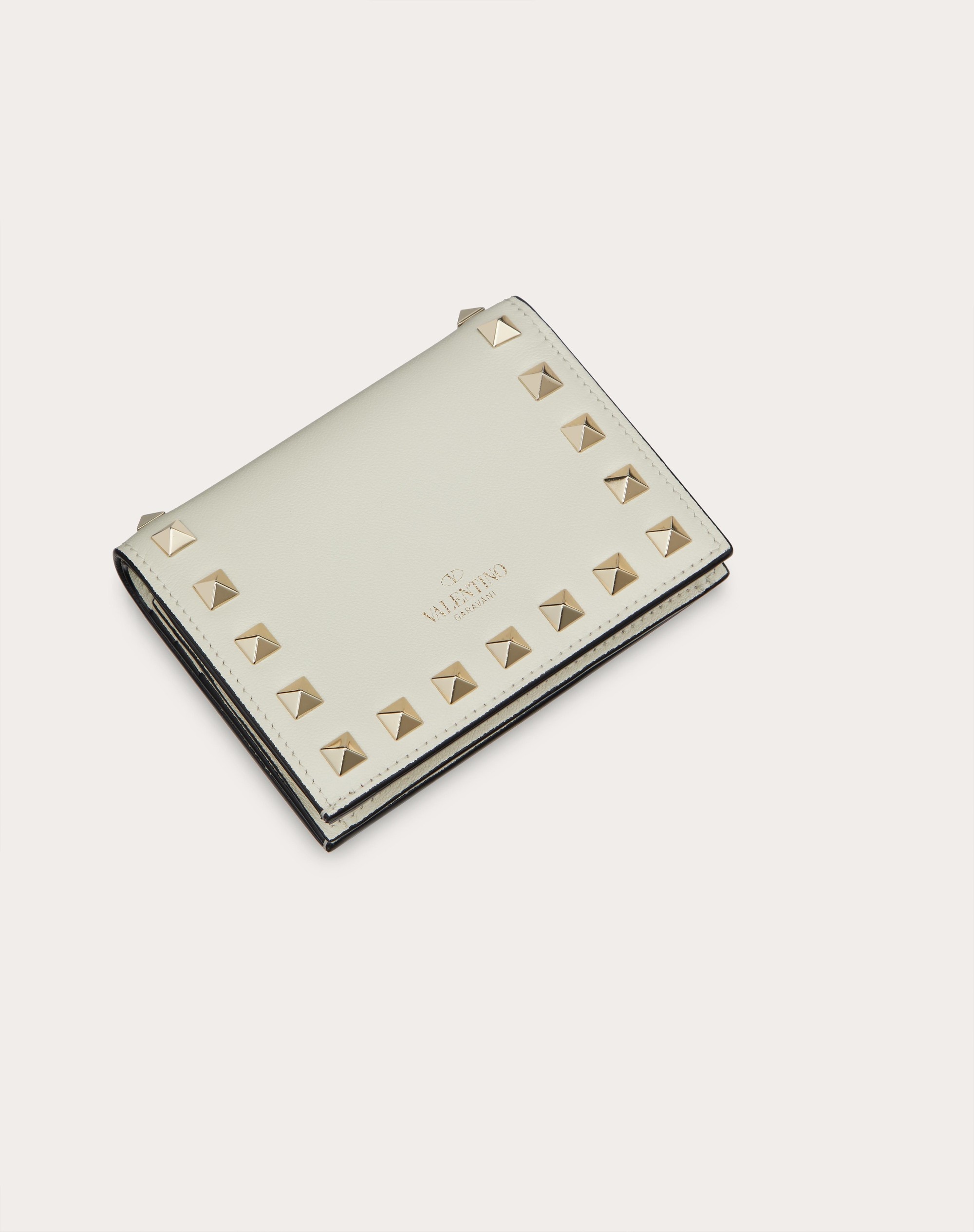 SMALL ROCKSTUD CALFSKIN WALLET - 3