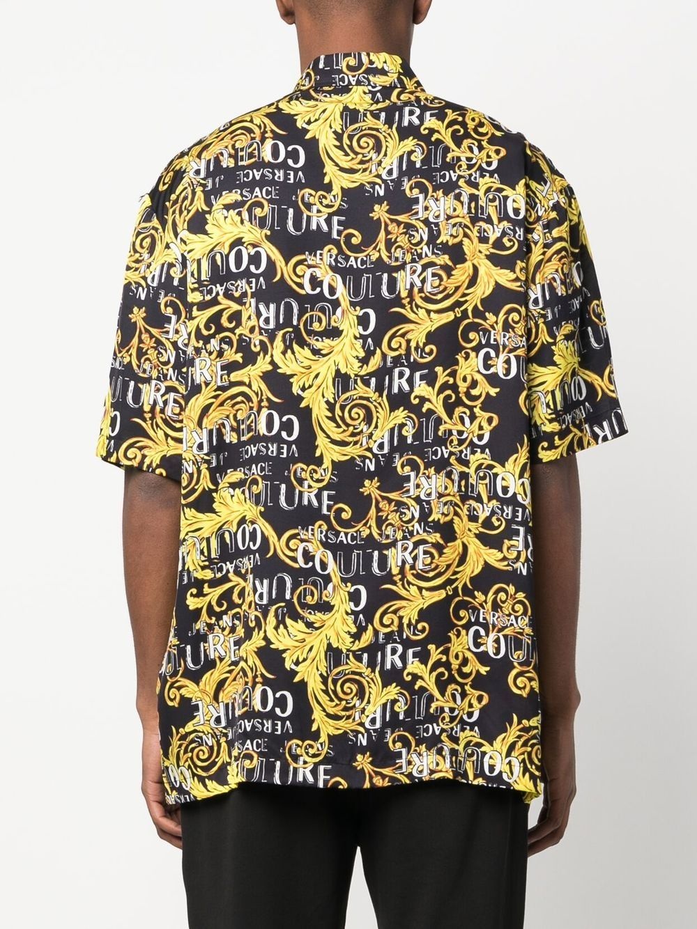 baroque-print short-sleeve shirt - 4