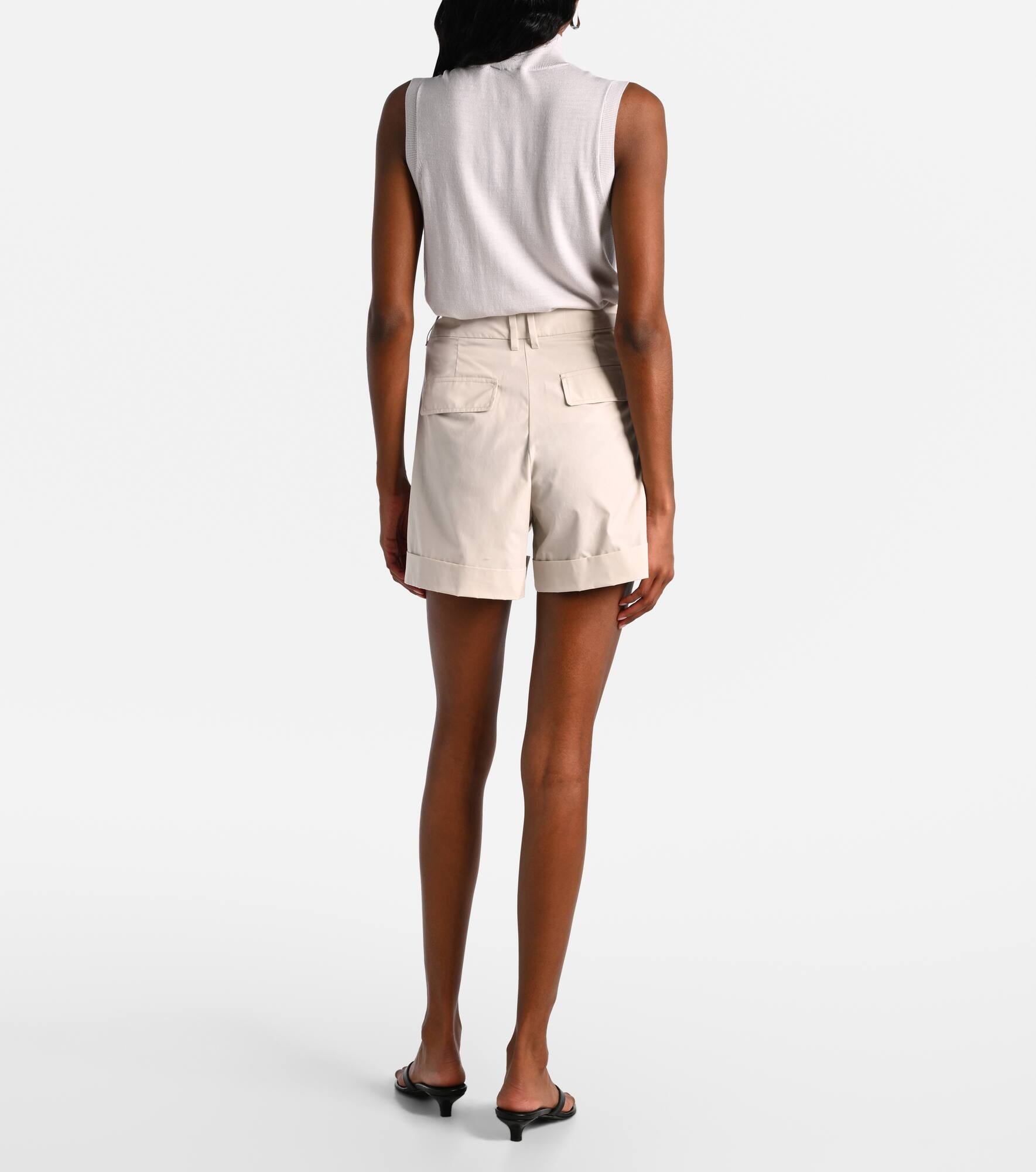 Ubino cotton poplin Bermuda shorts - 3