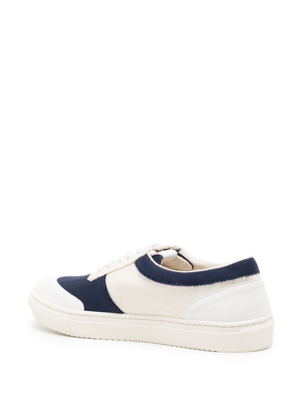logo-print low-top sneakers - 3