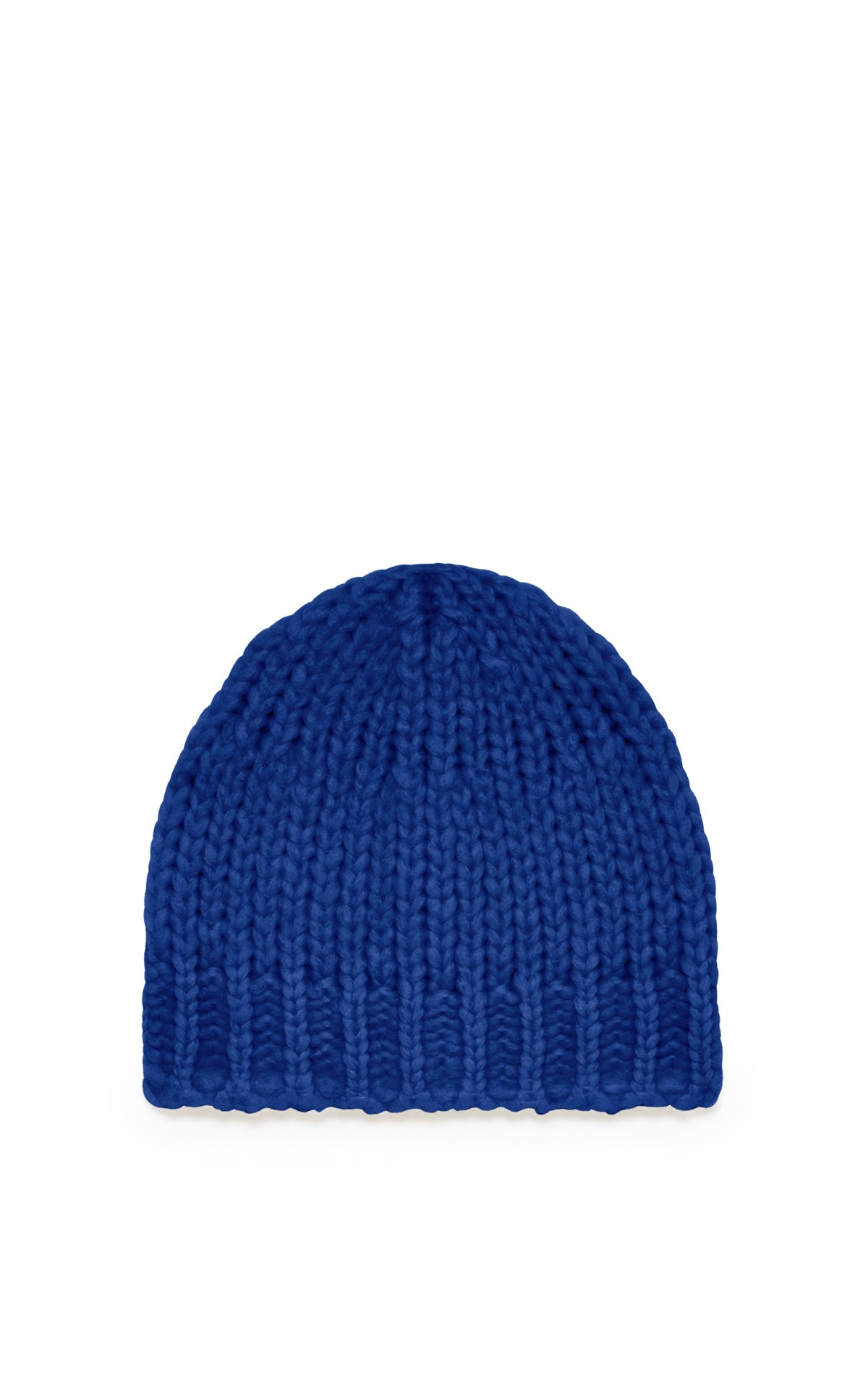 Pacino Knit Hat in Cobalt Welfat Cashmere - 1