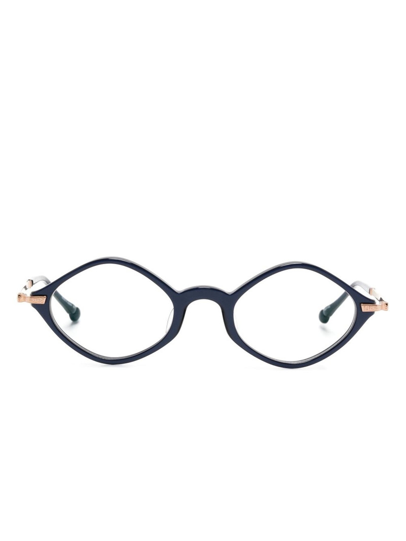 geometric-frame glasses 1