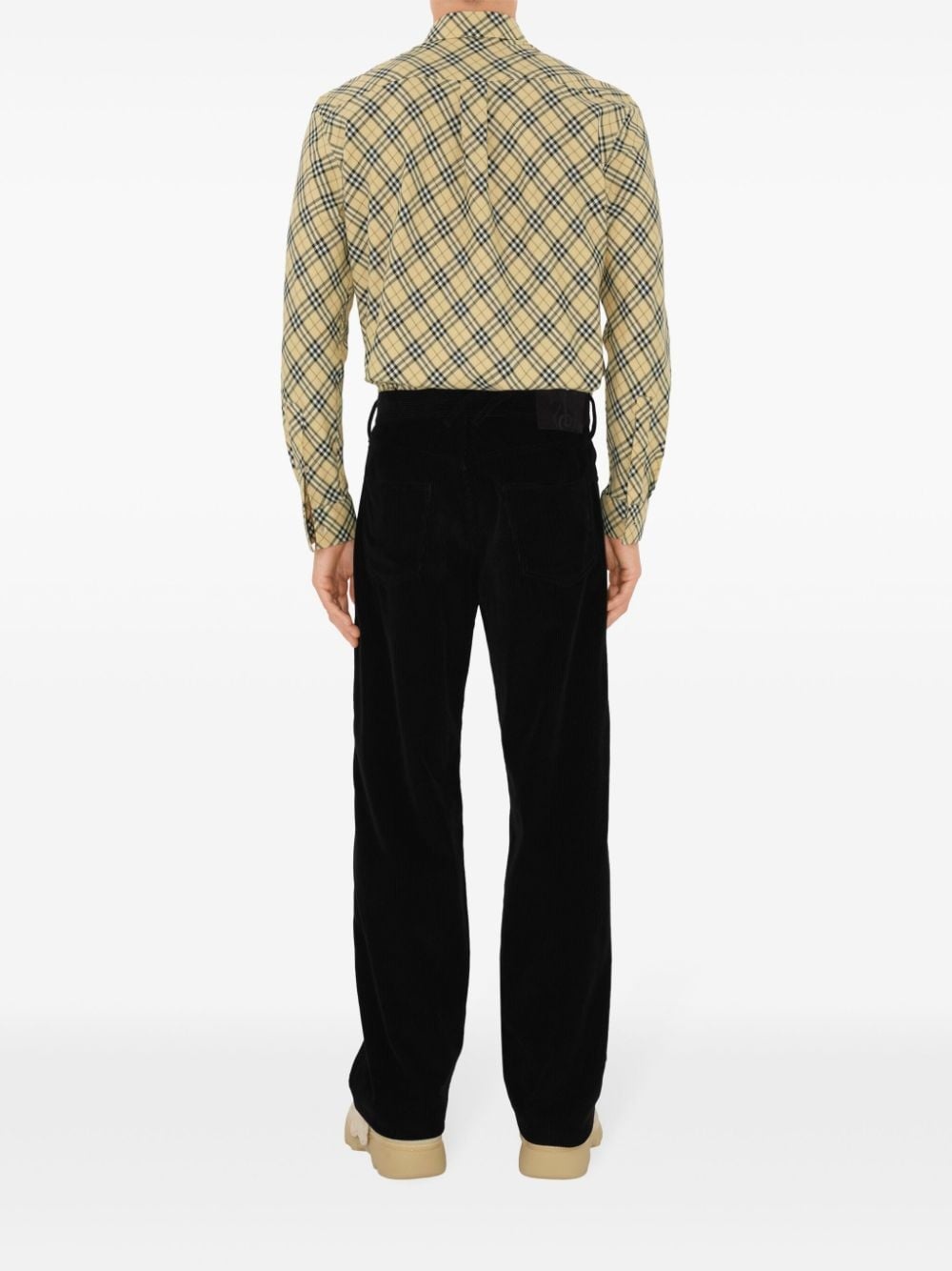 checked cotton shirt - 4