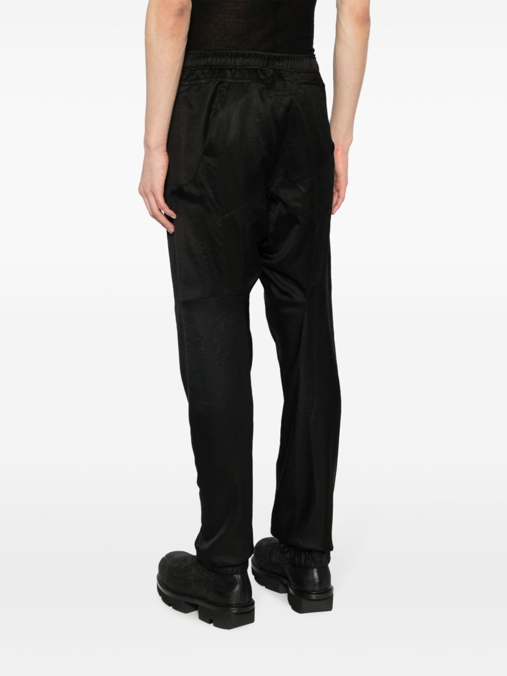 drawstring-waist skinny trousers - 4