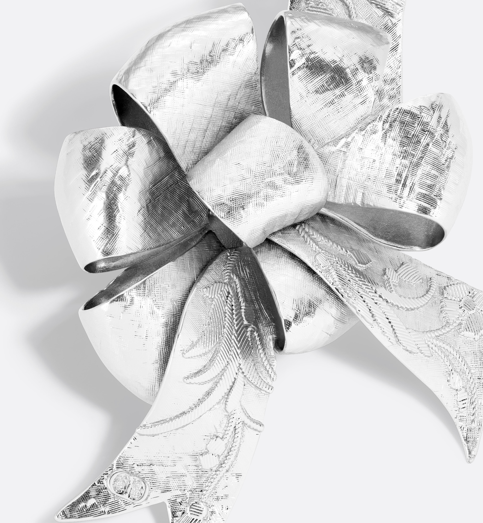 CD Icon Bow Brooch - 3