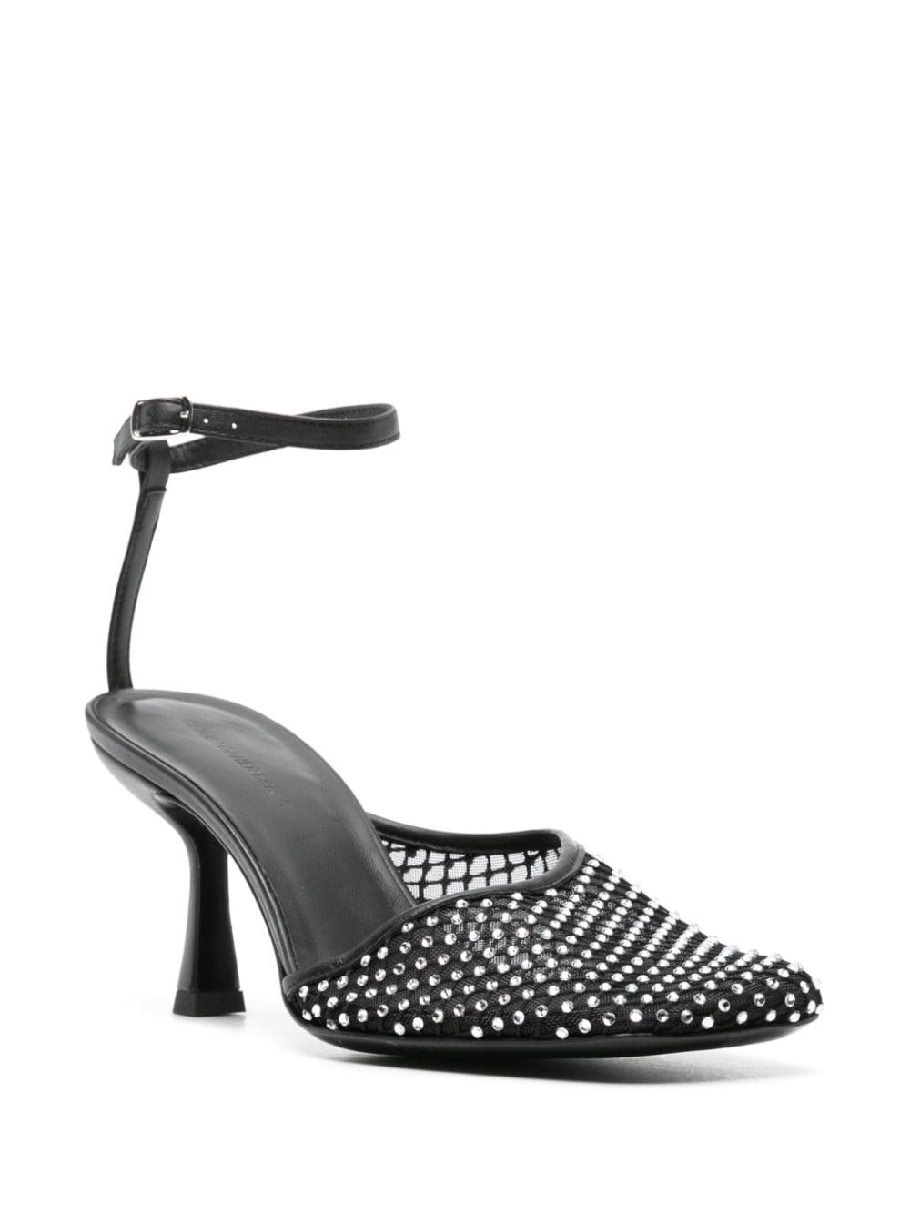 Minette Veil 80mm mesh pumps - 2