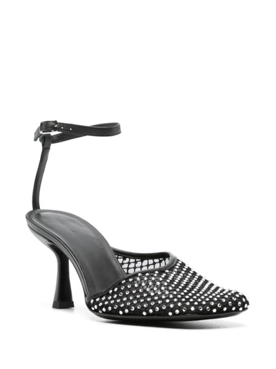 CHRISTOPHER ESBER Minette Veil 80mm mesh pumps outlook