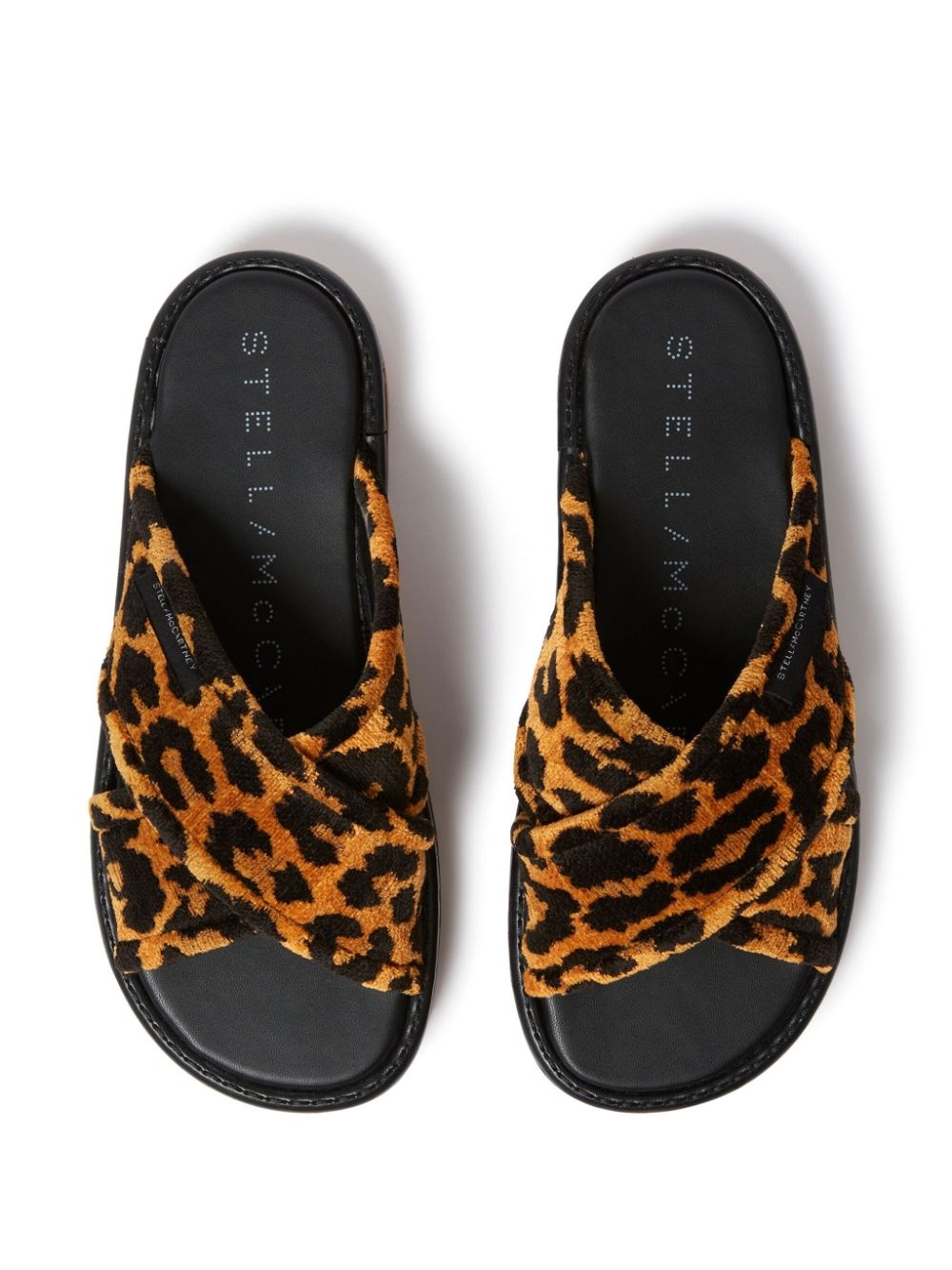 leopard-print slides - 4