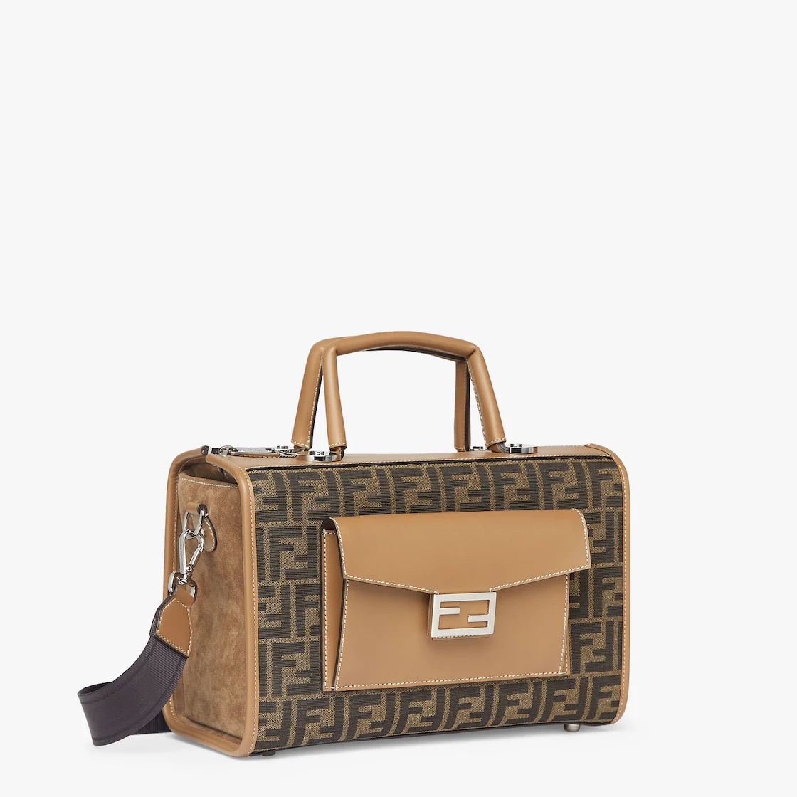 Brown FF fabric bag - 2
