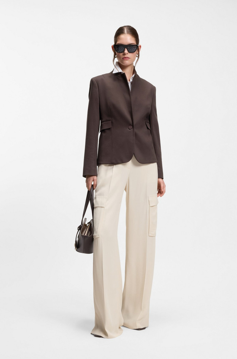 BOSS SLIM-FIT BLAZER WITH ANGLED DARTS outlook