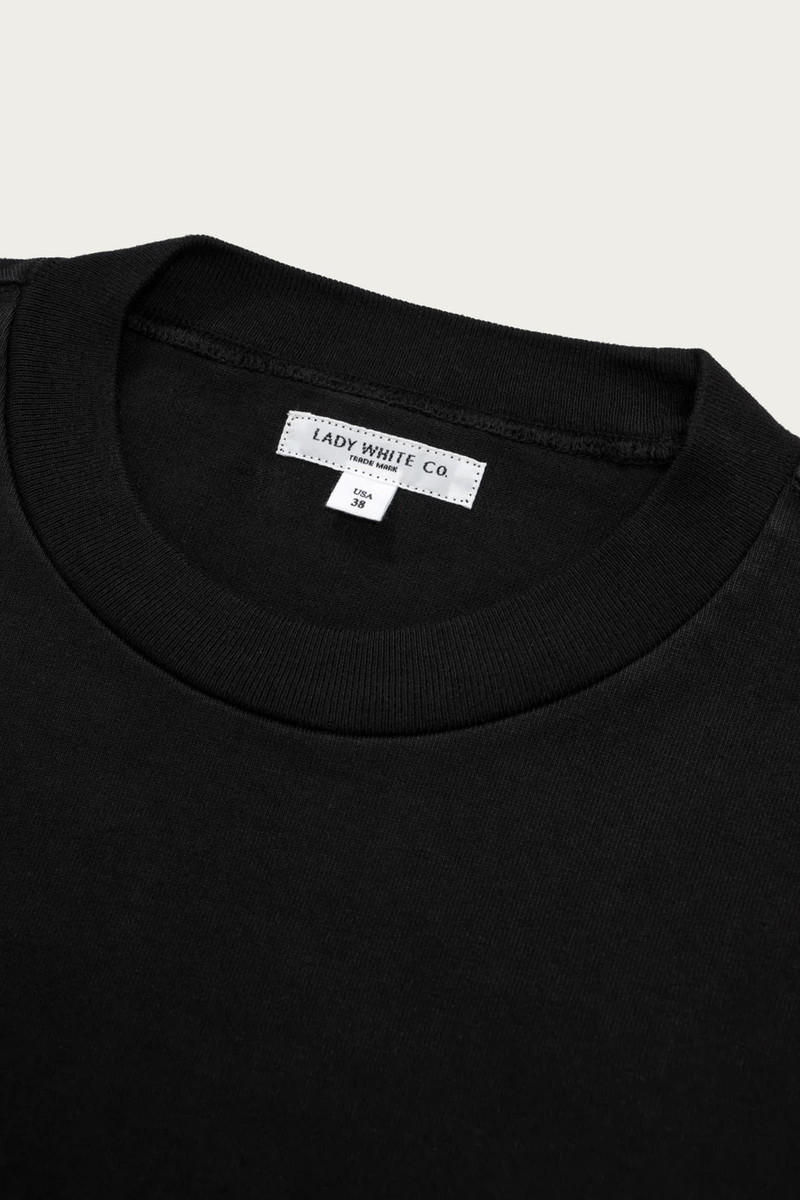 LADY WHITE CO. Rugby T-Shirt - Black outlook