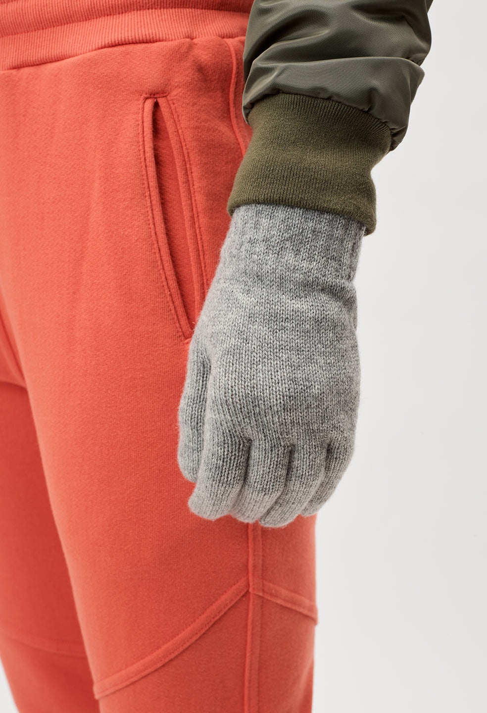 CASHMERE BLEND GLOVES - 5