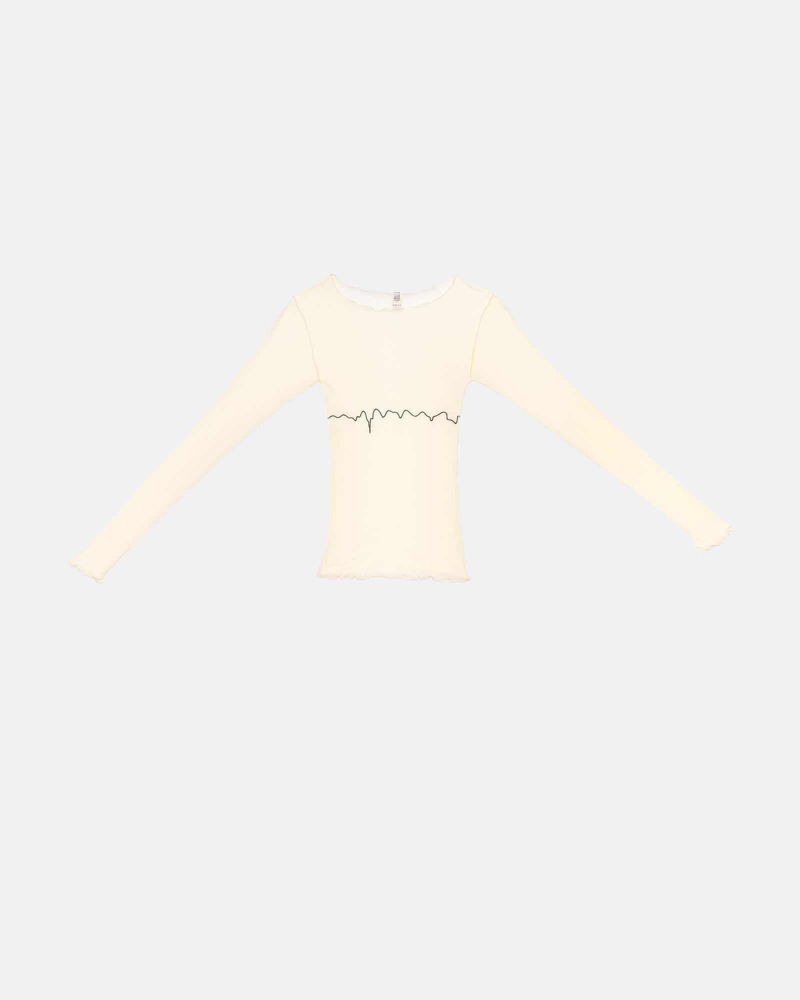 Tabbys Star Long Sleeve Tee - Fine Organic Cotton Rib - 6