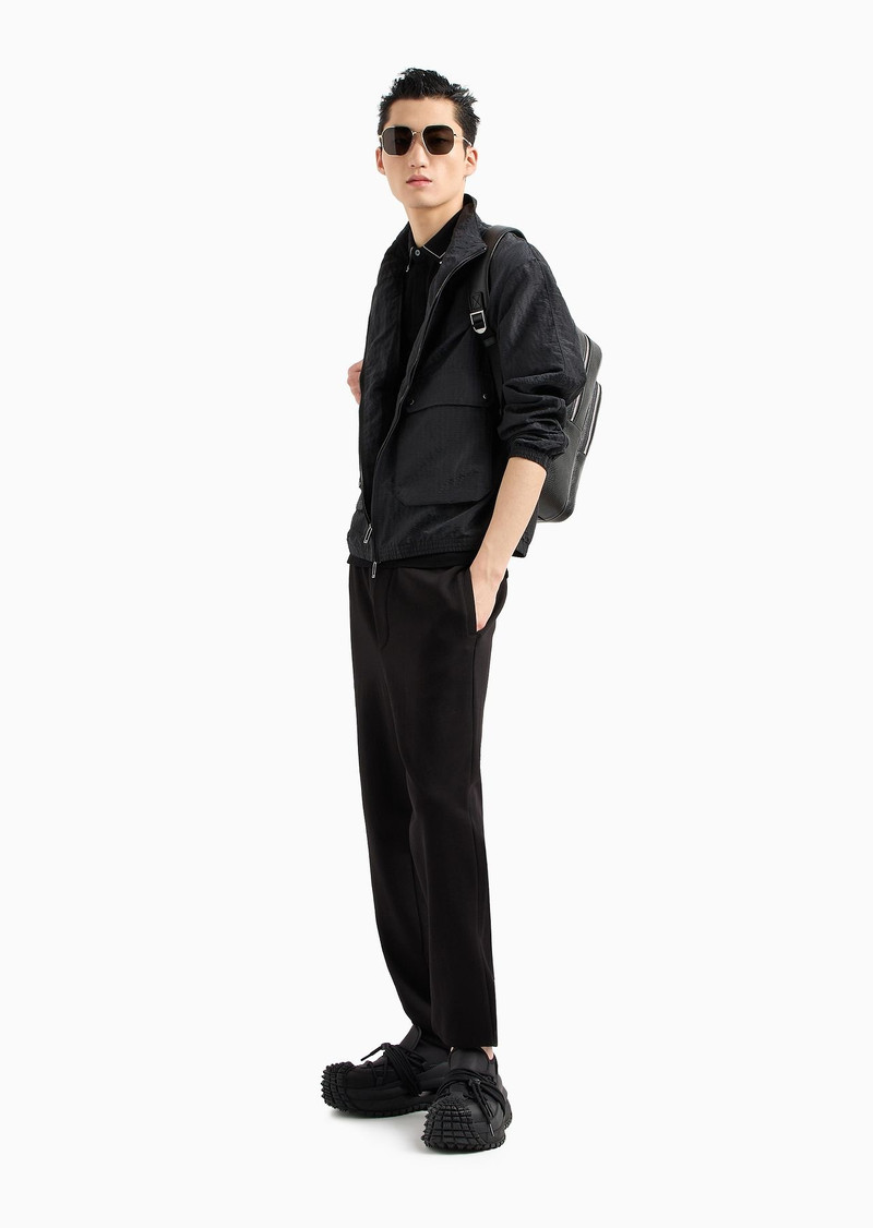 EMPORIO ARMANI Jersey drawstring joggers outlook