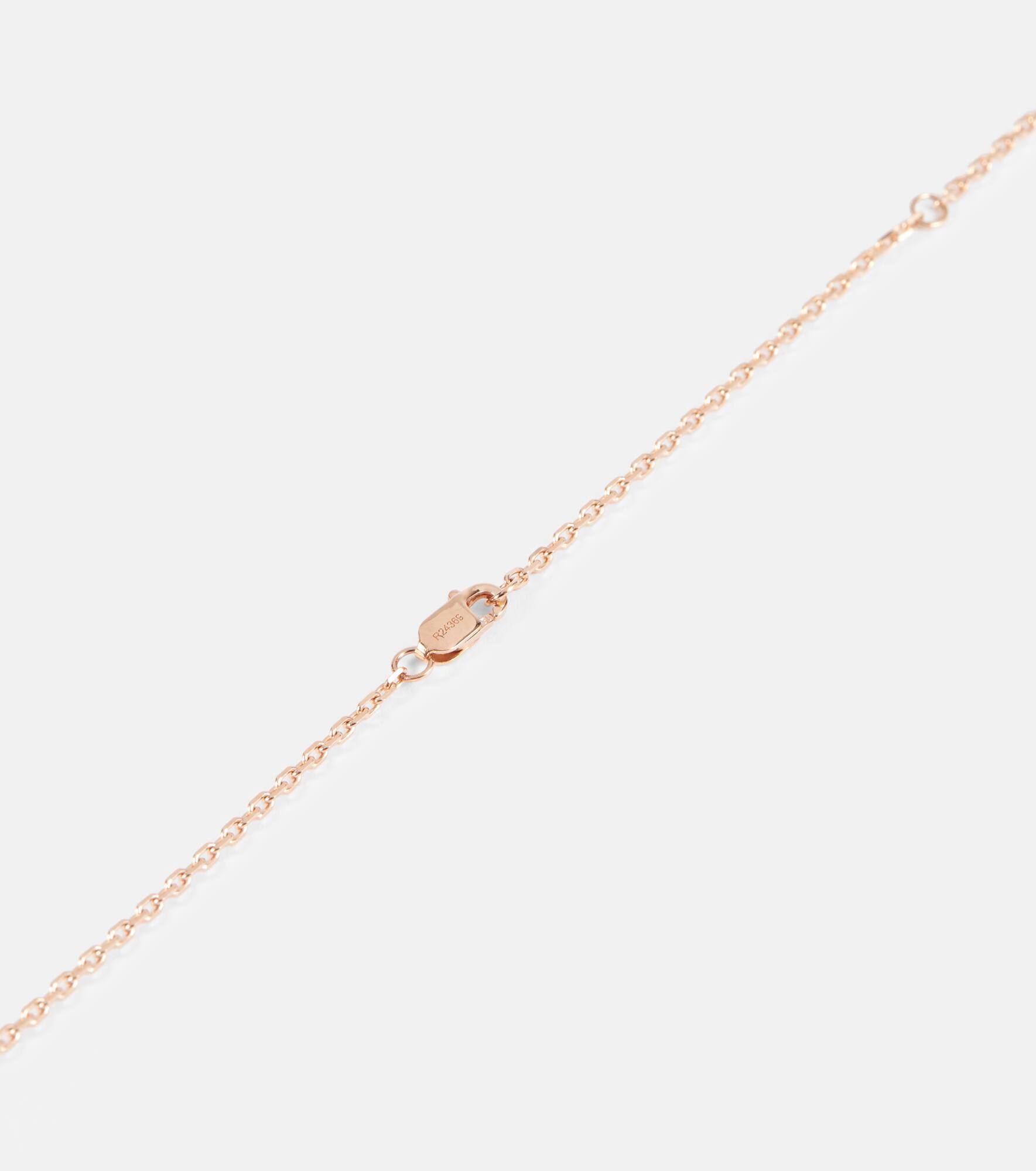 Antifer Heart 18kt rose gold necklace - 4