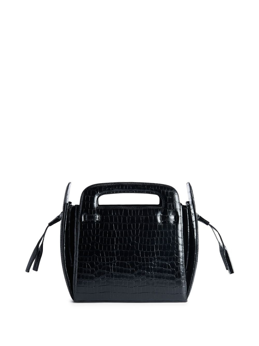 croc-effect tote bag - 2