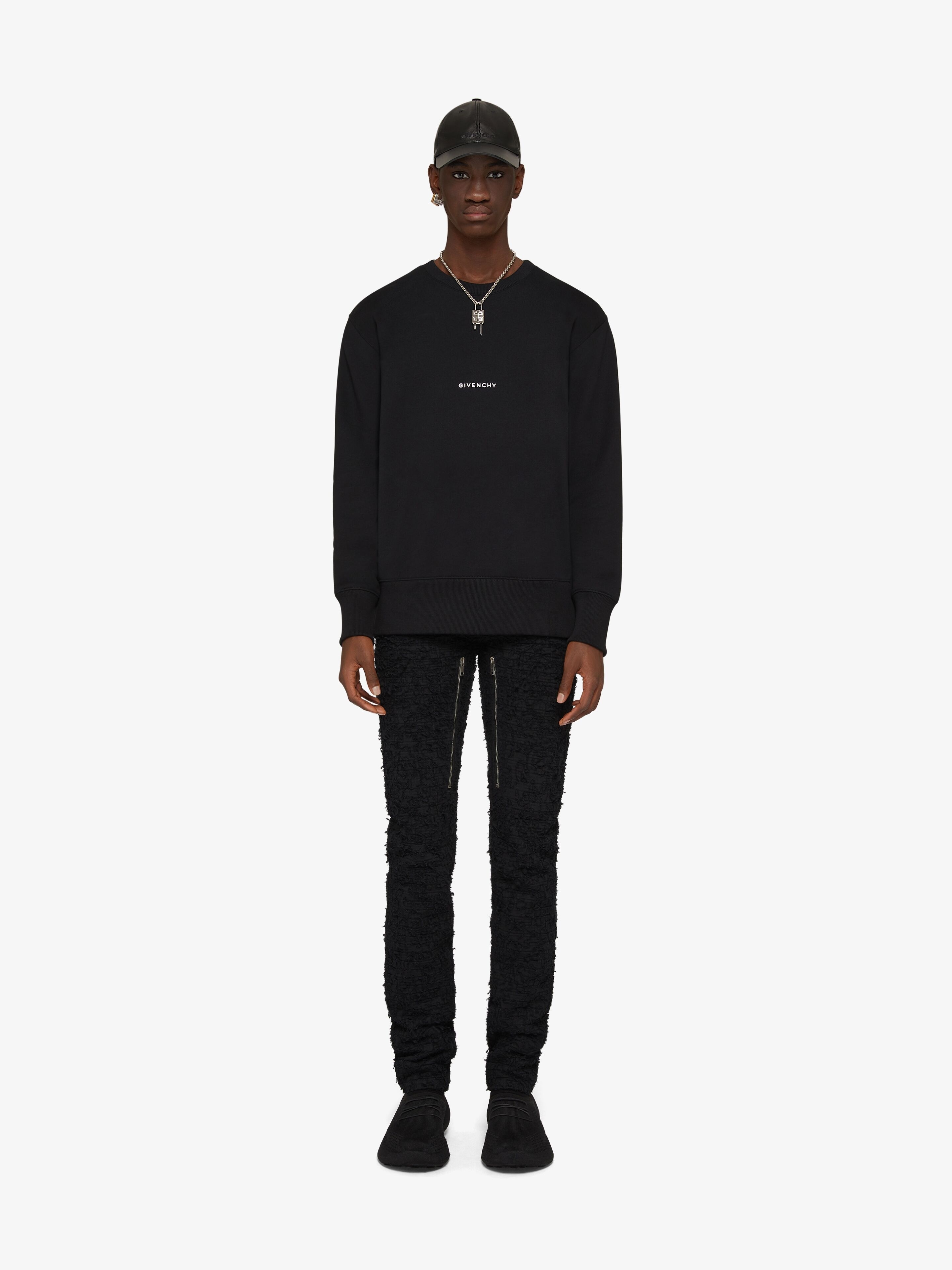 GIVENCHY PARIS FLEECE SWEATSHIRT - 2