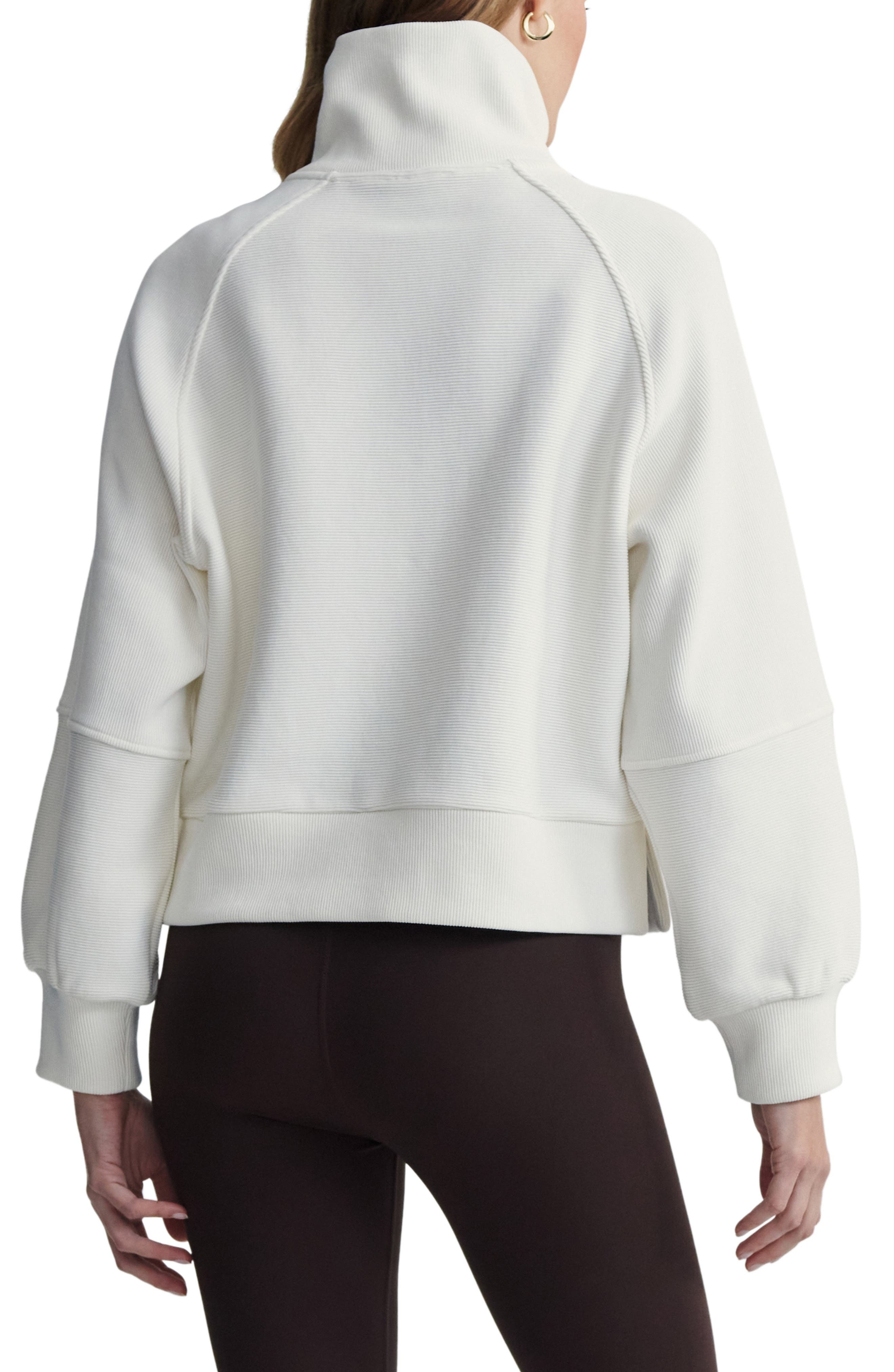 Varley Milano Half-Zip Sweatshirt in Ivory at Nordstrom - 2