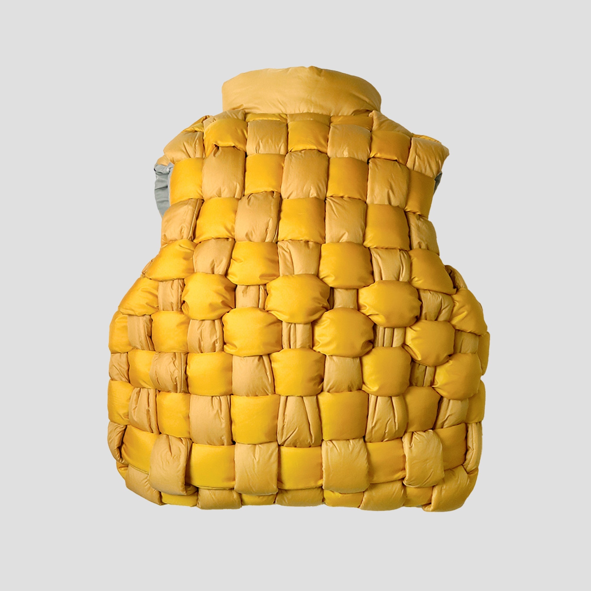 RIP STOP NYLON KEEL-WEAVING VEST - YELLOW - 3