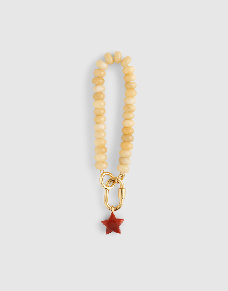 Beaded Star Carabiner Bag Charm 1