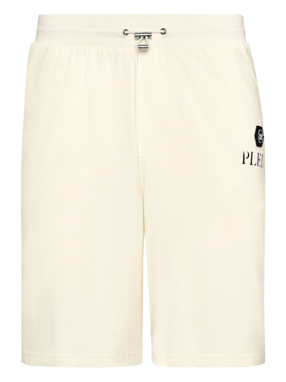 logo-appliqué track shorts - 1