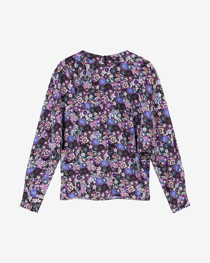 SALDANA SILK FLORAL TOP 1