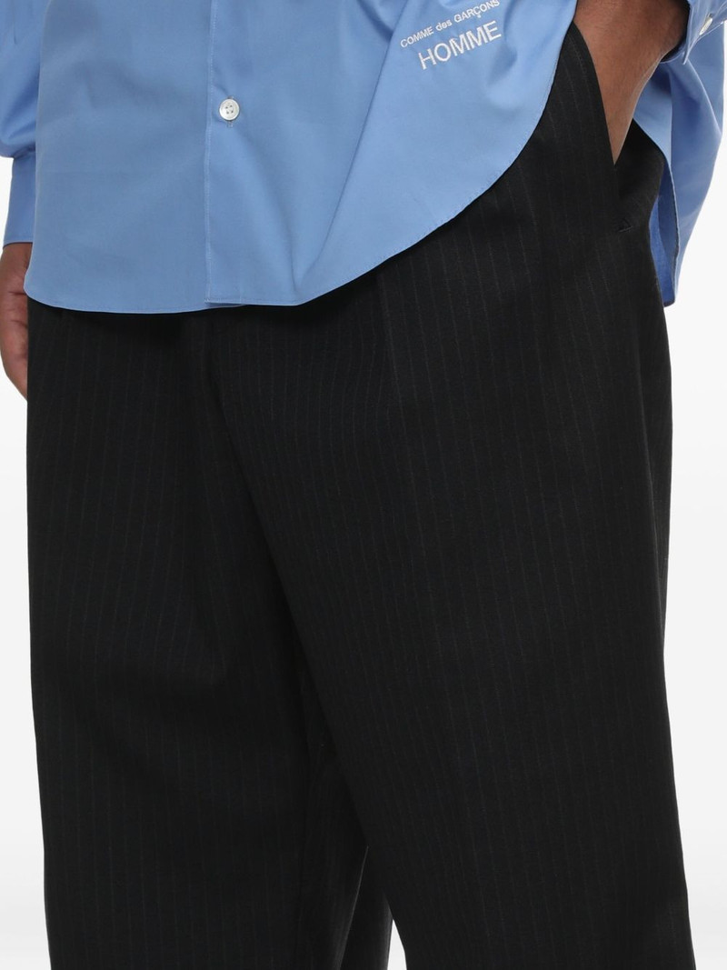 pleated pinstripe trousers 5