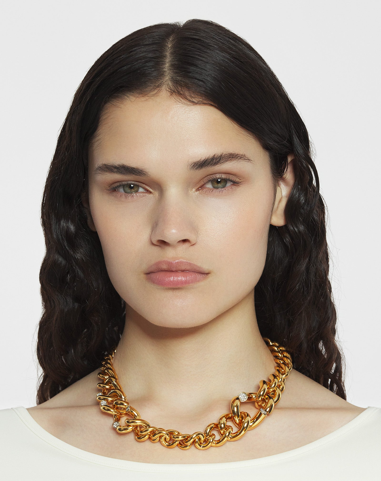 SÉQUENCE CHAIN BRASS NECKLACE - 2
