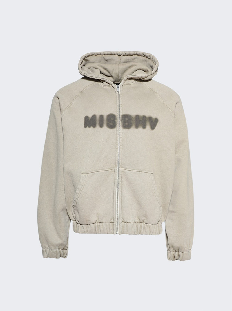 Community Zipped Hoodie Vintage Beige 1