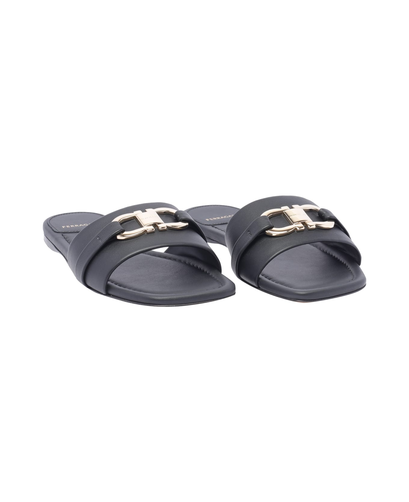 Flat Slide With Gancini Ornament - 2