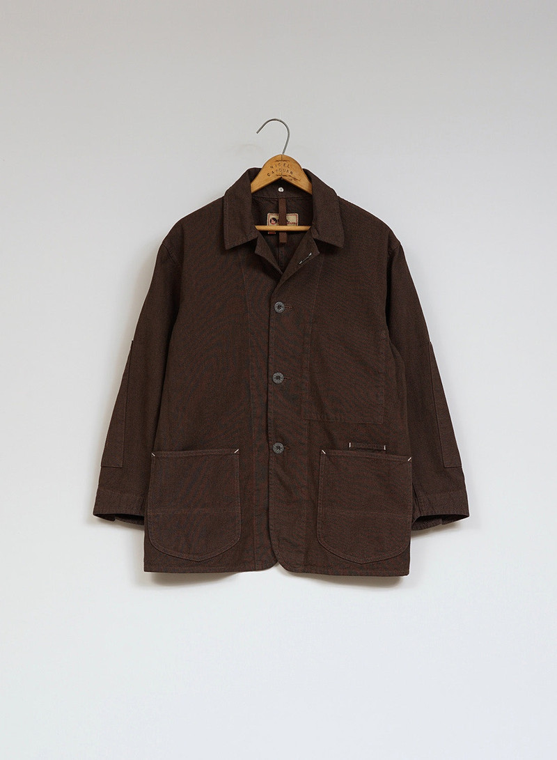 New Navvie Blazer Broken Twill in Brown 1
