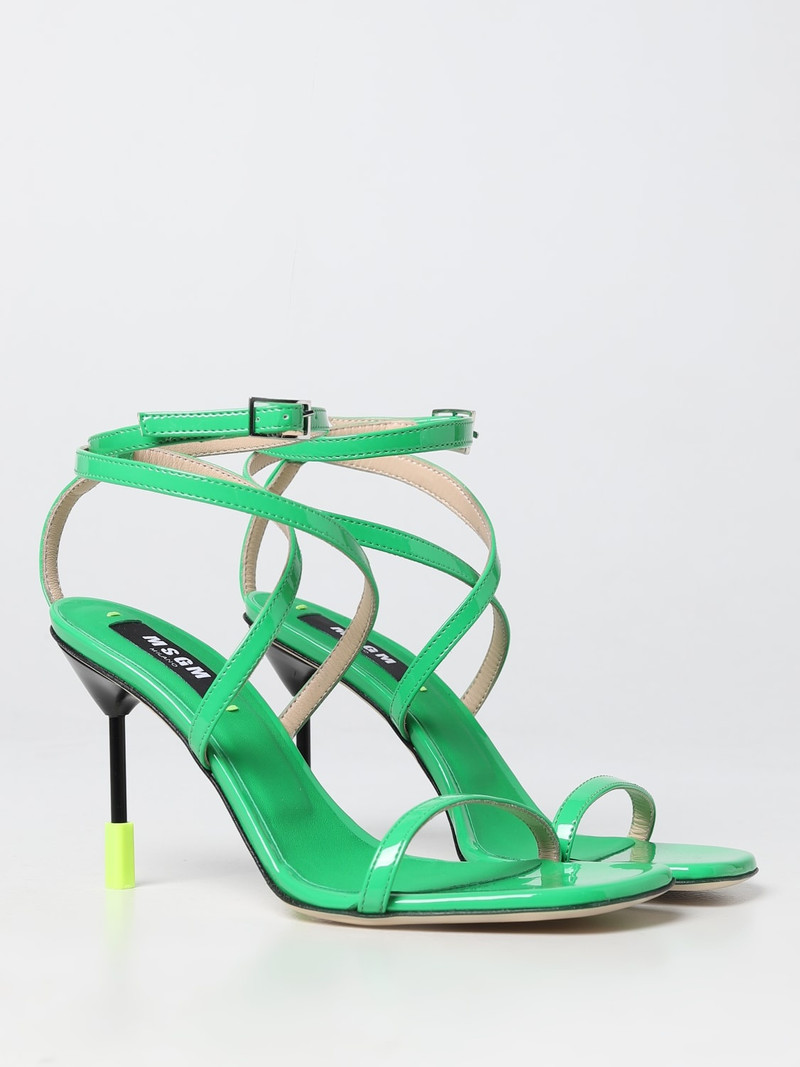 MSGM MSGM sandals in patent leather outlook
