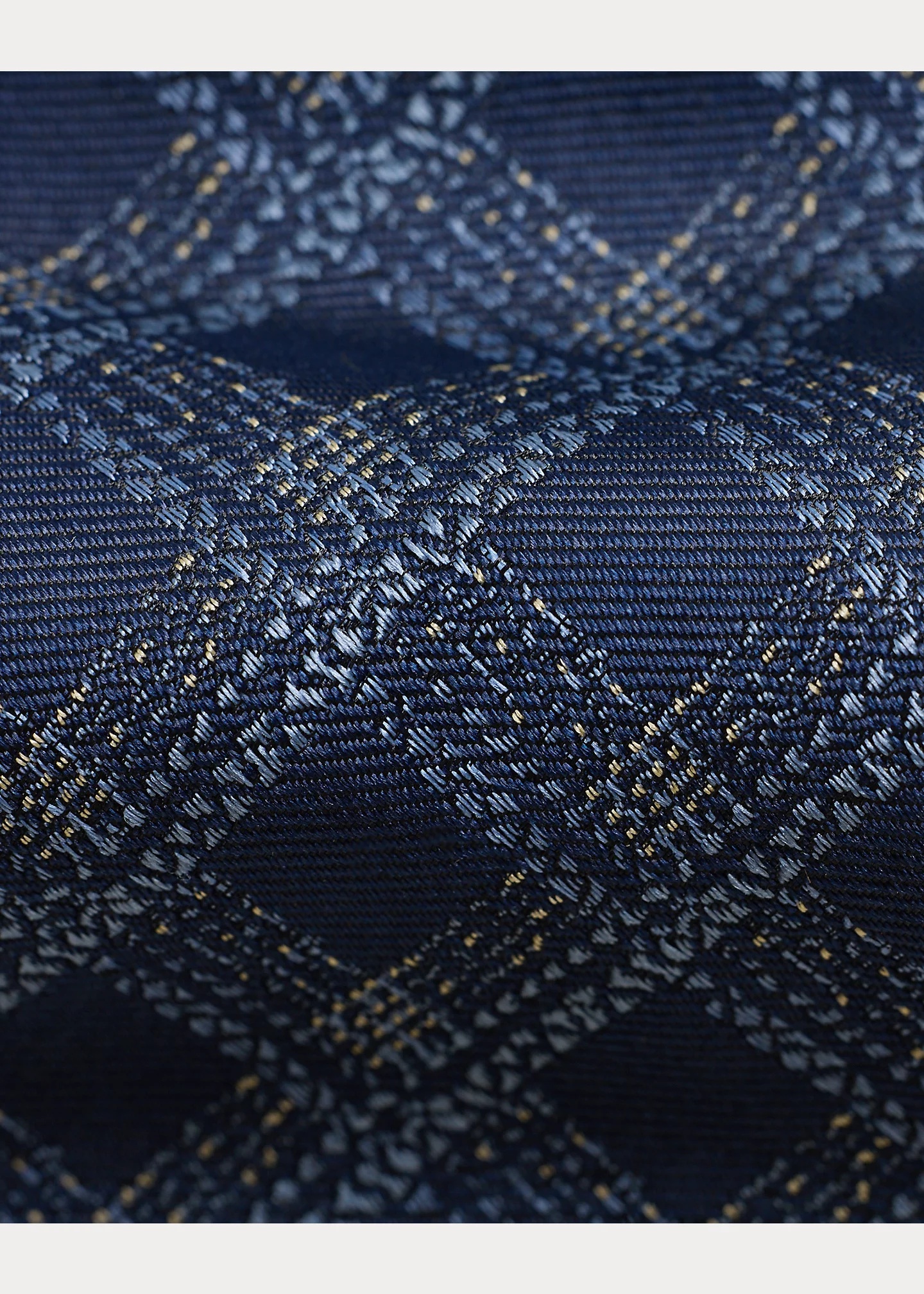 Handmade Plaid Silk Jacquard Tie - 3